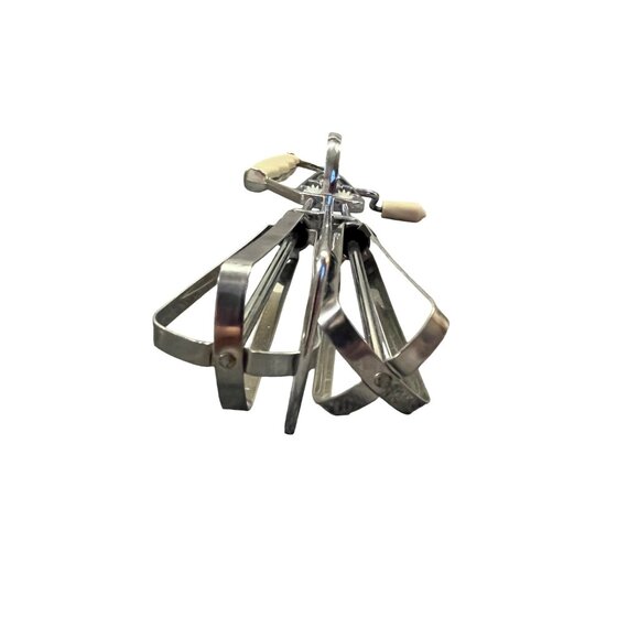 Vintage Stainless Steel Hand Mixer Egg Beater Hong Kong 10.5” Used - Picture 8 of 12